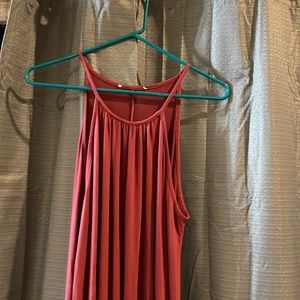 Purple ish red dress